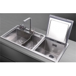 Rellt H3 超聲波雙鋅盆款洗碗碟機 (連內置刀架) (左款)